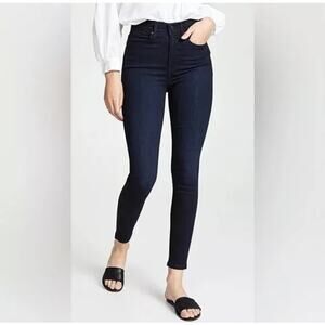 AYR Women's Dark Wash Stretch High Rise Skinny Ankle Denim Jeans‎ 27 x 30 Blue